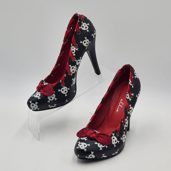 Ellie Skull & Crossbones Heels - Picture 3 of 15